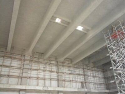 車庫(kù)頂板無機(jī)纖維噴涂
