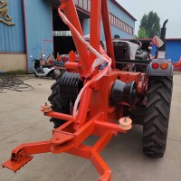 拽電纜拖拉機絞磨 四輪牽引絞磨機 電力拉電纜設備